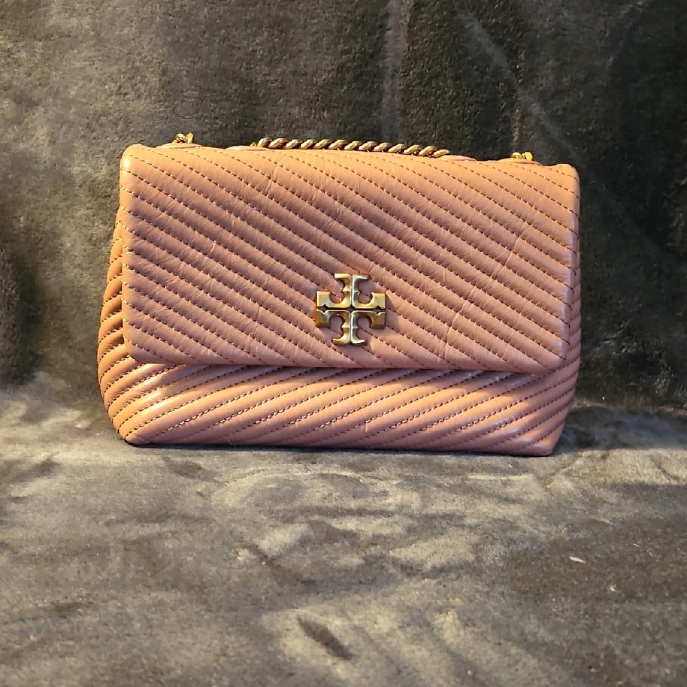 Tory Burch Pink Quilted Kira EUC